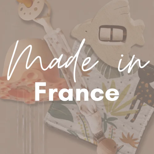 jouets et articles, made in france, essentiels écologiques pour bébé