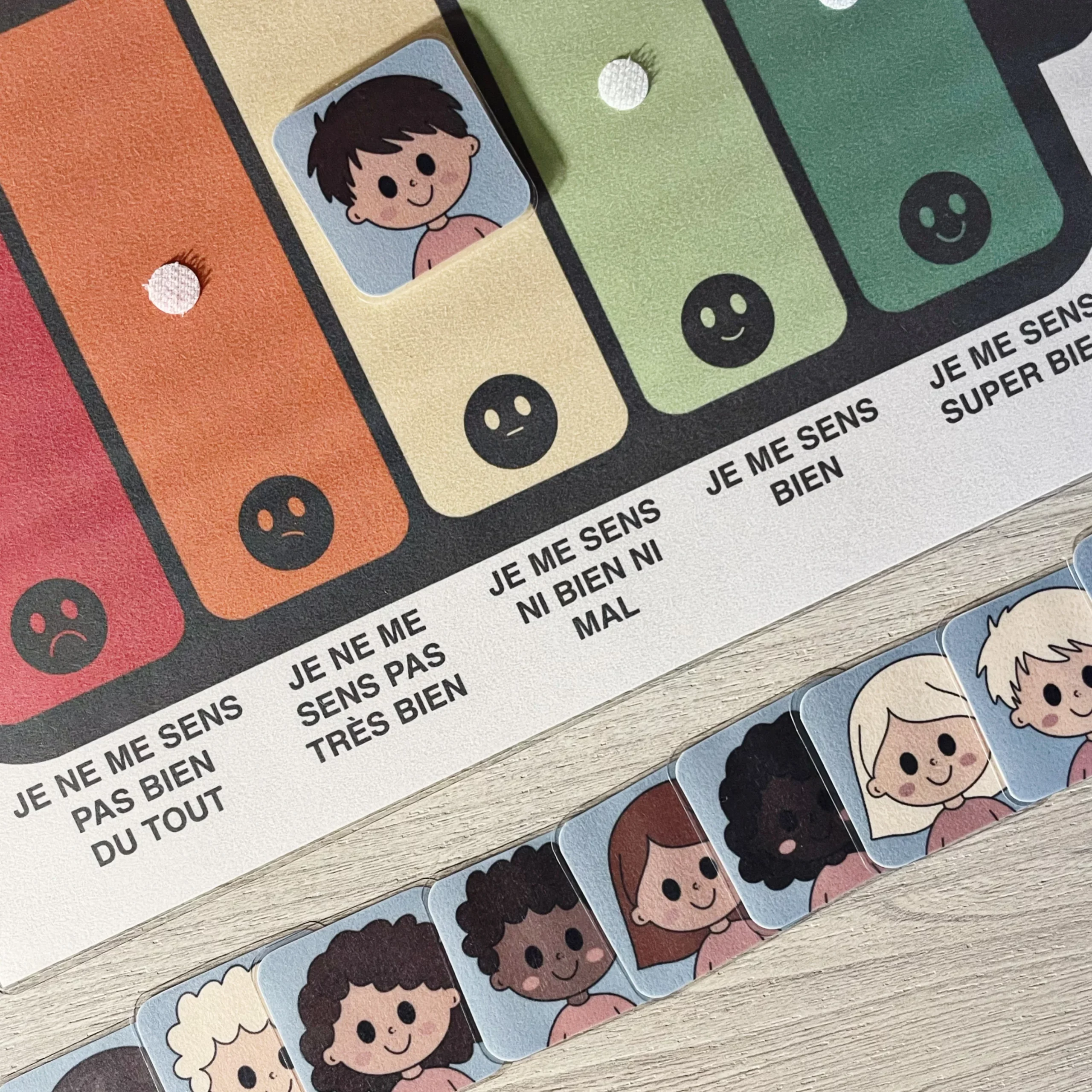 affiche personnalisée humeurs et émotions enfants